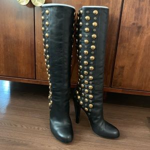 Gucci Babouska Studded Tall Boot
